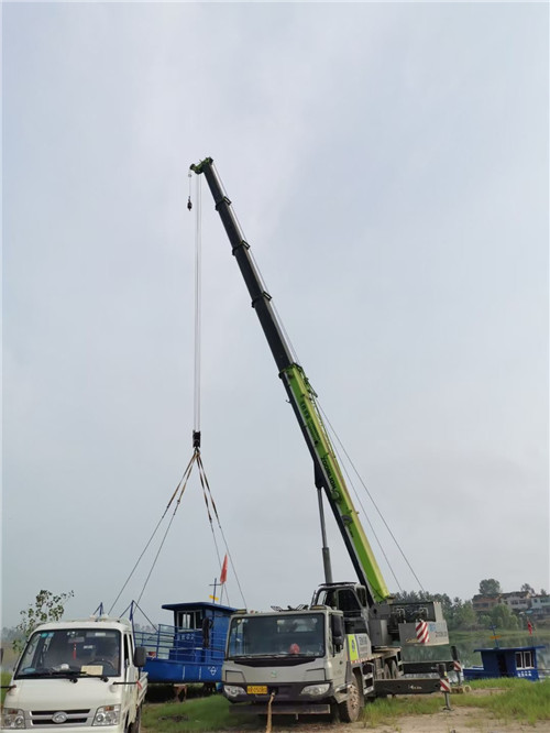 晋中市桥梁建设吊装案例